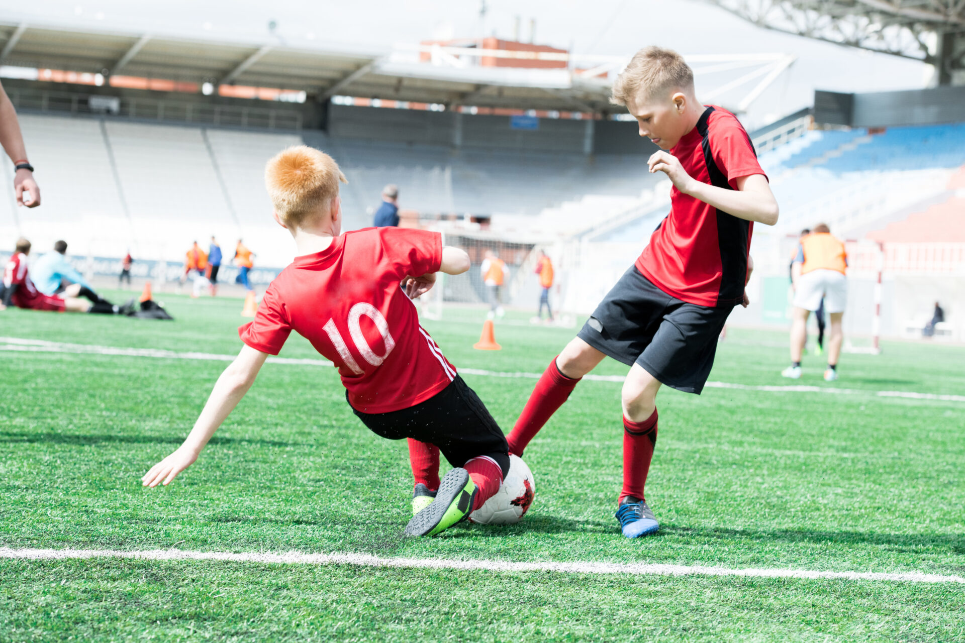 Childrens Football Match